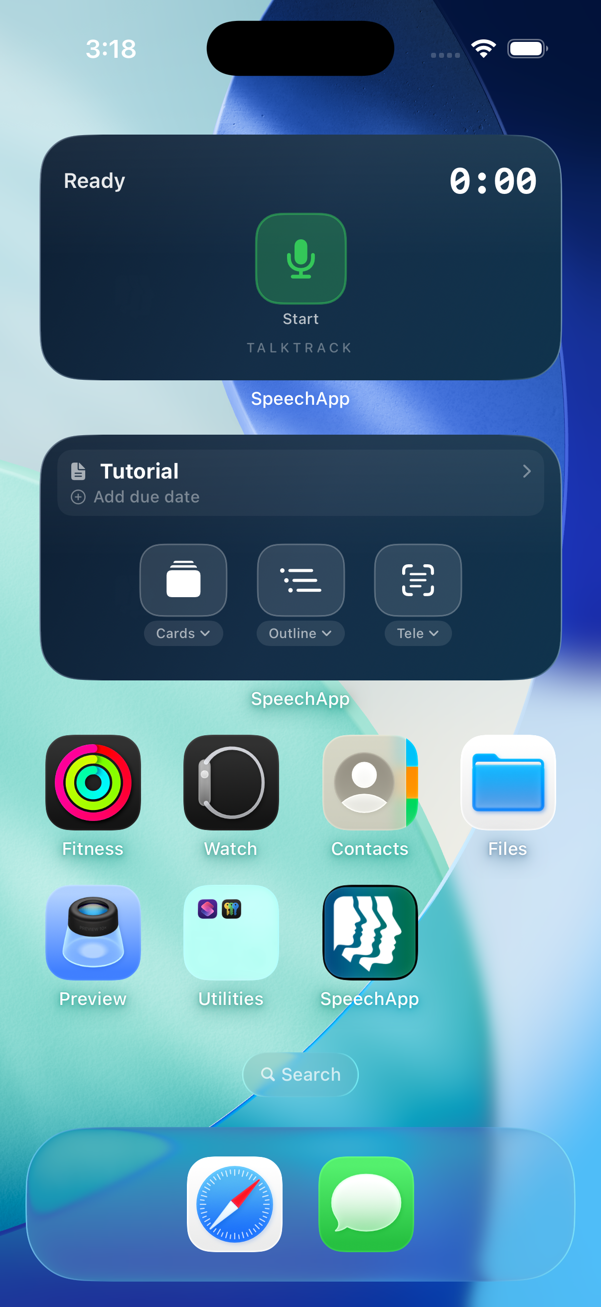 Home Screen Widget